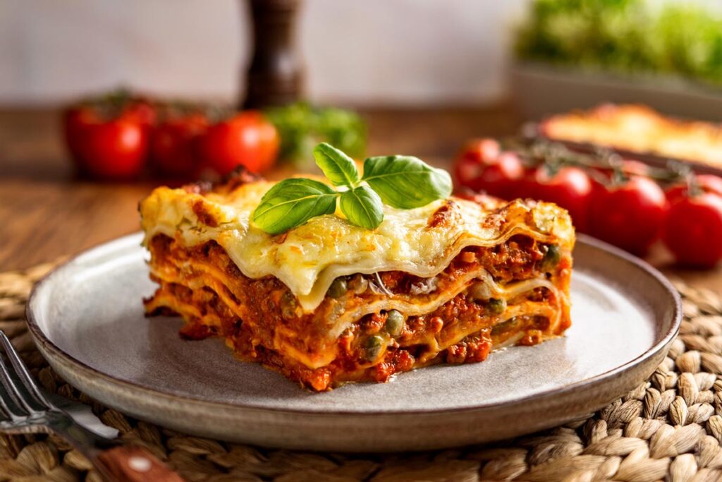 No Red Meat Vegetarian Lasagna