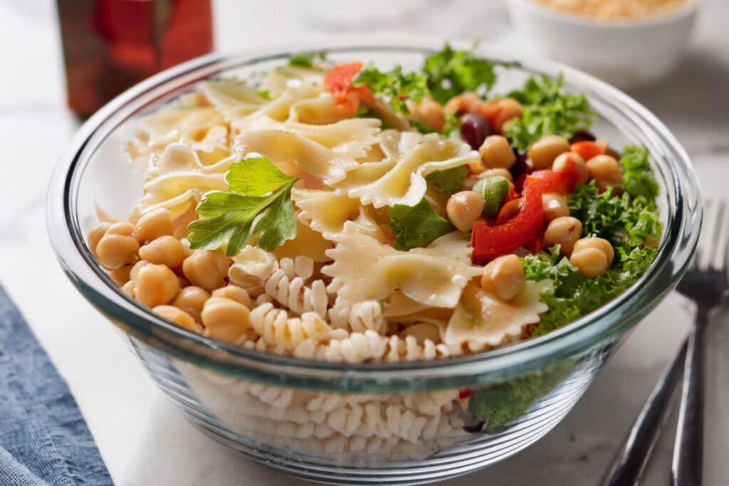 Marquessa Salad with Pasta, Rice & Chickpea