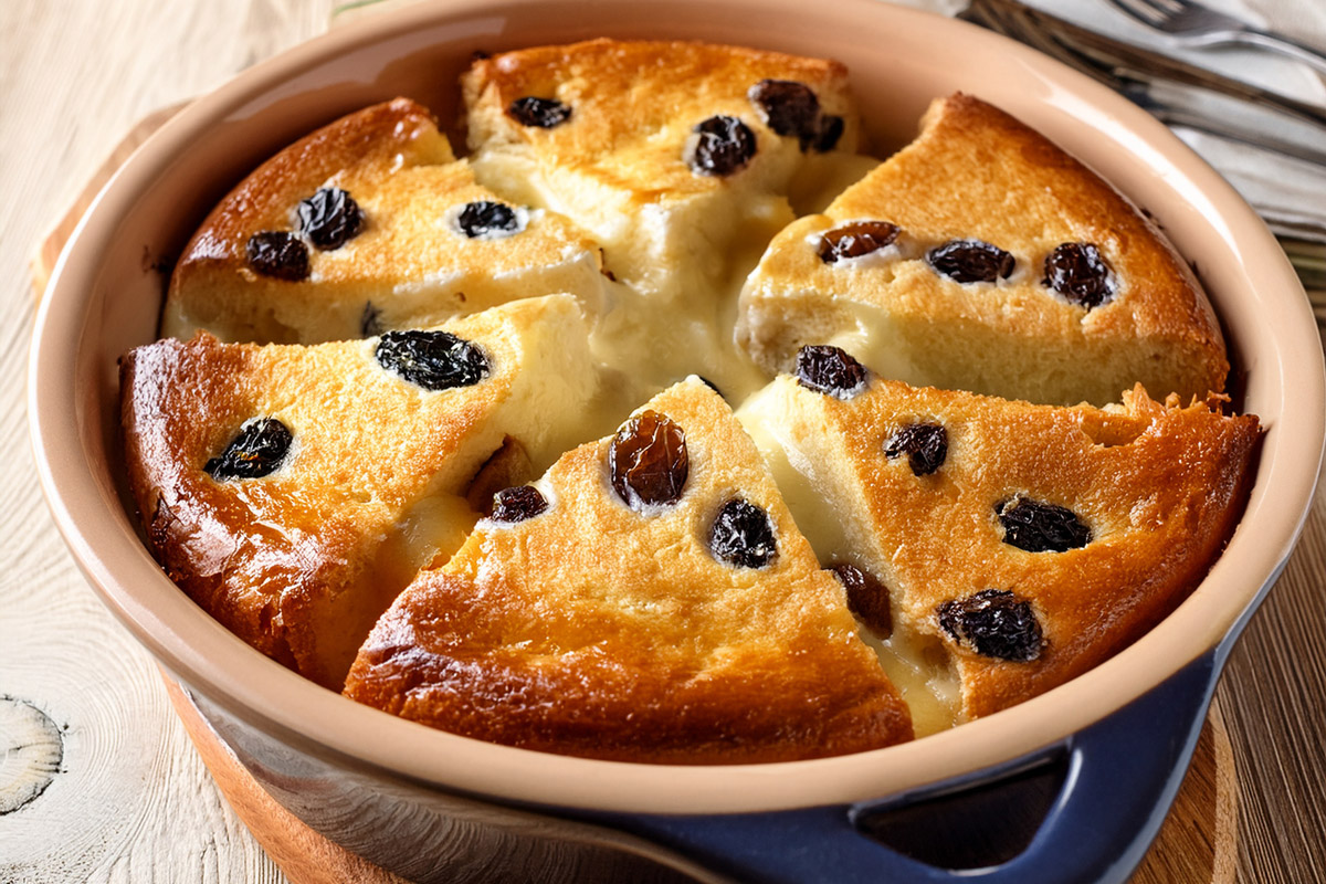 Classic British Bread and Butter Pudding