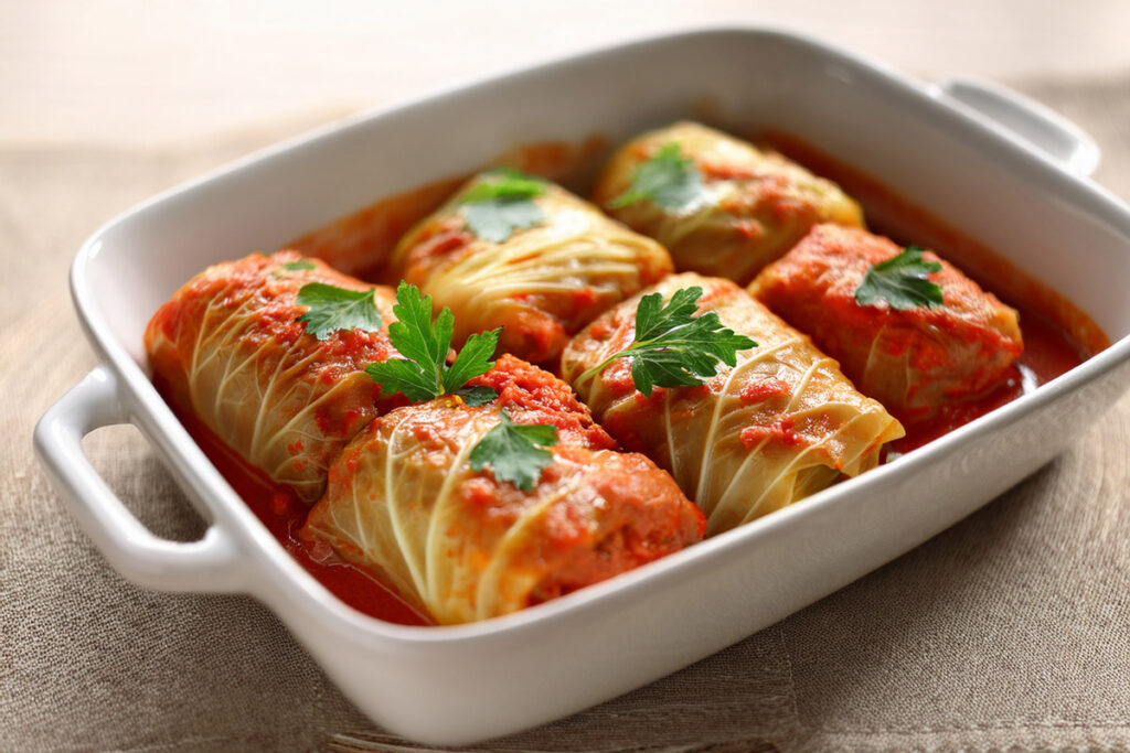 No Red Meat Stuffed Cabbage